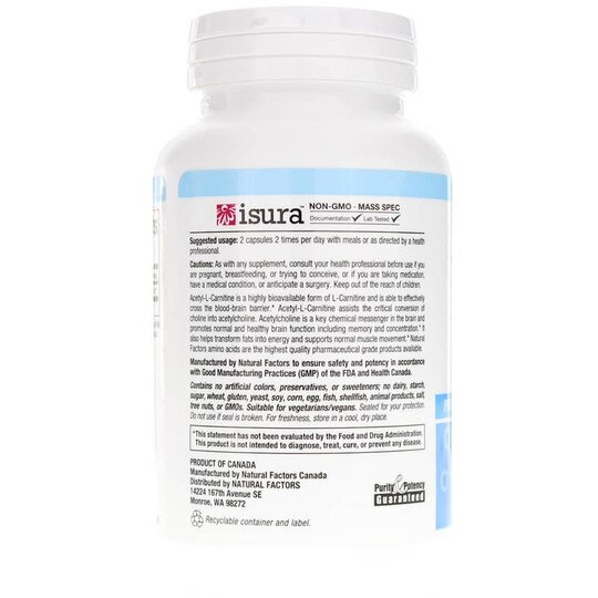 Acetyl-L-Carnitine 500 Mg, NF